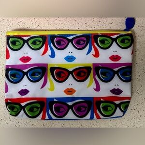 Ipsy Pop Art Face Zipper Pouch 🎨💄